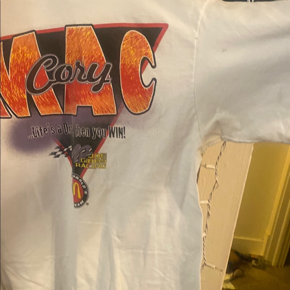 White MAC Racing Graphic Tee - Picture 2 of 16